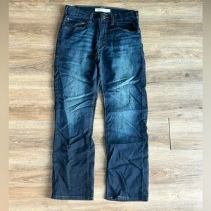 Boys size 16 Signature by Levi Strauss Indigo Athletic Dark Wash Straight Jeans